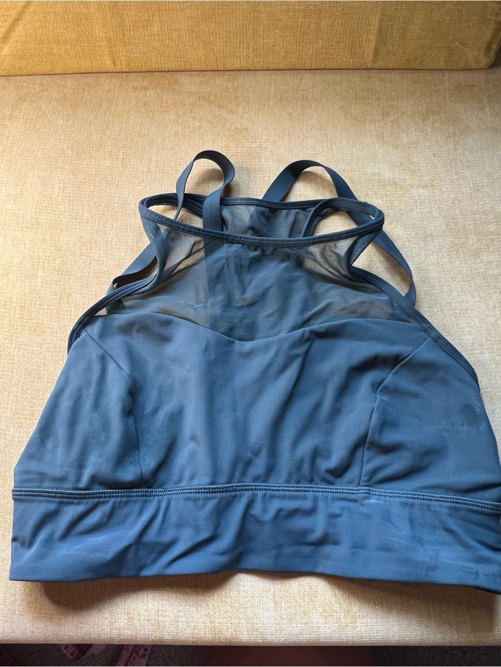 lululemon athletica High Neck Strappy Sports Bra - army green